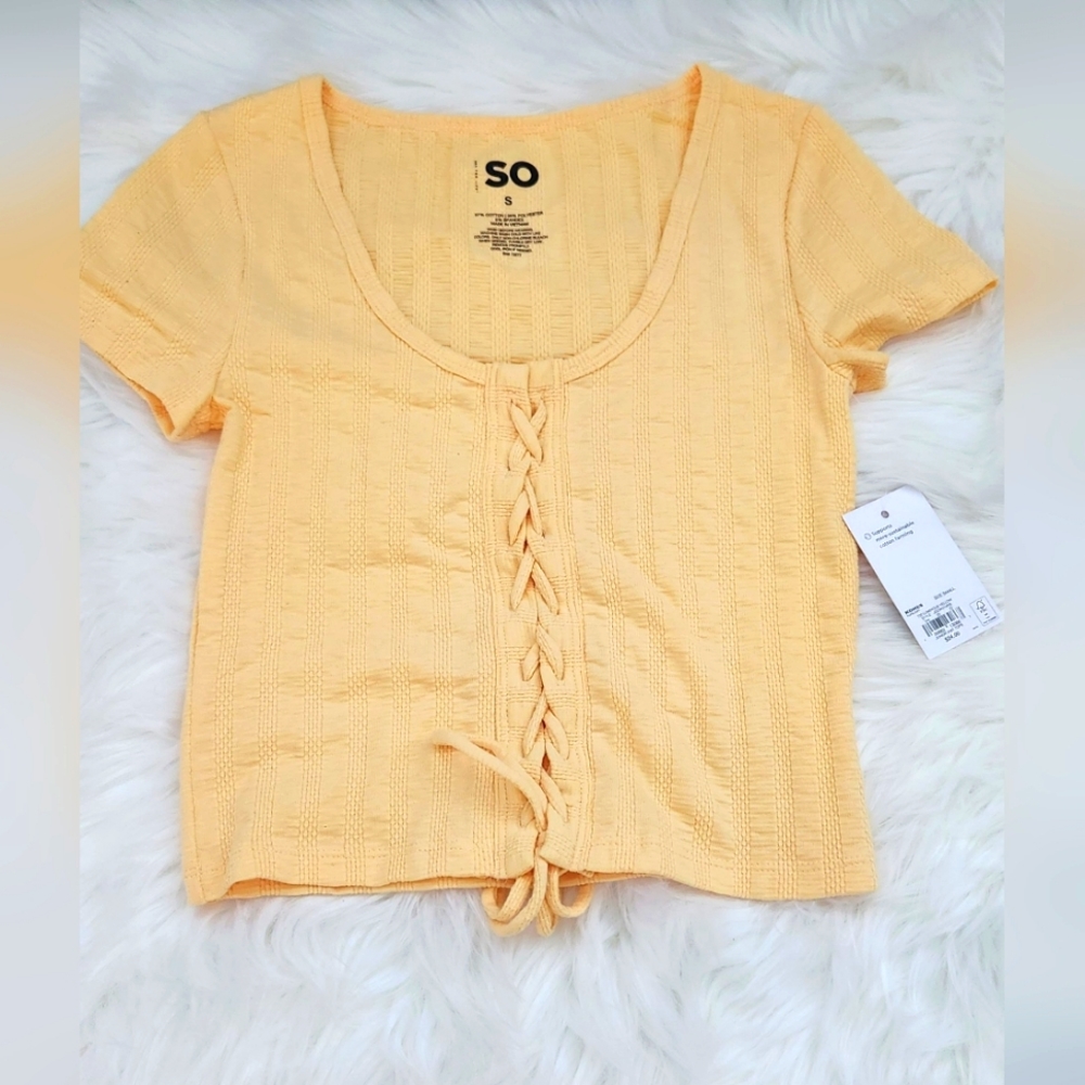 SO crop top size small